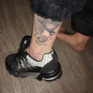 Black and White Sneakers